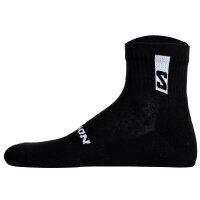 Salomon Unisex Quarter Socks, 3-pack - EVERYDAY ANKLE, Terry Cloth, Support Zone, Logo Black/White/Grey 39-41 (UK 6-7,5)