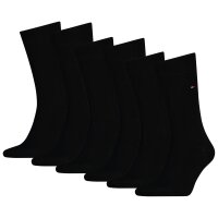 TOMMY HILFIGER Herren Socken, 6er Pack - Classic, Strümpfe, einfarbig Schwarz 39-42
