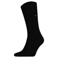TOMMY HILFIGER Herren Socken, 6er Pack - Classic, Strümpfe, einfarbig Schwarz 39-42