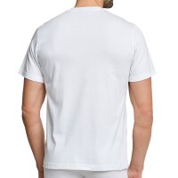 SCHIESSER Herren American T-Shirt 2er Pack - 1/2 Arm, Unterhemd, Rundhals Wei&szlig; M
