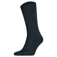 TOMMY HILFIGER Men Socks, Pack of 6 - Classic, Stockings, plain Blue 43-46