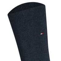TOMMY HILFIGER Men Socks, Pack of 6 - Classic, Stockings, plain Blue 43-46