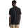 GANT Mens Polo Shirt - CONTRAST COLLAR PIQUE RUGGER, button placket, Cotton Stretch Black M (Medium)