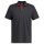 GANT Mens Polo Shirt - CONTRAST COLLAR PIQUE RUGGER, button placket, Cotton Stretch Anthracite M (Medium)