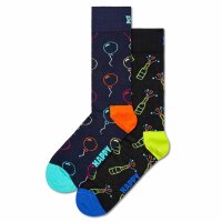 Happy Socks Unisex Socken, 2er Pack - Geschenkbox, Farbmix You did it2 36-40