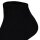 TOMMY HILFIGER childrens sneaker socks, pack of 2 - Teen, TH, cotton, plain, 23-42 Black 31-34