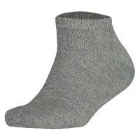 TOMMY HILFIGER Kinder Sneaker Socken, 6er Pack - Teen, TH, Baumwolle, Uni, 23-42 Grau 35-38