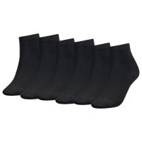 TOMMY HILFIGER Damen Quarter Socken, 6er Pack - TH, Baumwolle, 35-42, einfarbig