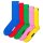 Happy Socks Unisex Socks, 5-pack - Solid Socks, Cotton Blend, Solid Color