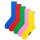 Happy Socks Unisex Socks, 5-pack - Solid Socks, Cotton Blend, Solid Color Multicolored 41-46 (UK 7,5-11,5)
