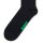 Happy Socks Unisex Socken, 5er Pack - Solid Socks, Baumwollmischung, einfarbig Schwarz 36-40