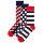 Happy Socks Unisex Socks, 3-Pack - Classic, Pattern, Cotton Blend, Mixed Colors