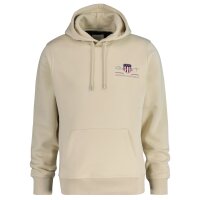 GANT mens hoodie - REGULAR MEDIUM ARCHIVE SHIELD, hooded sweatshirt, cotton mix