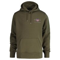 GANT mens hoodie - REGULAR MEDIUM ARCHIVE SHIELD, hooded sweatshirt, cotton mix