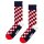 Happy Socks Unisex Socken, 3er Pack - Classic, Muster, Baumwollmischung, gemischte Farben Filled Optic 36-40