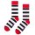 Happy Socks Unisex Socks, 3-Pack - Classic, Pattern, Cotton Blend, Mixed Colors Filled Optic 41-46 (UK 7,5-11,5)