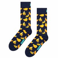 Happy Socks Unisex Socks, 3-Pack - Classic, Pattern, Cotton Blend, Mixed Colors Banana 41-46 (UK 7,5-11,5)