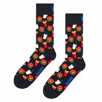 Happy Socks Unisex Socks, 3-Pack - Classic, Pattern, Cotton Blend, Mixed Colors Banana 41-46 (UK 7,5-11,5)