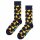 Happy Socks Unisex Socks, 3-Pack - Classic, Pattern, Cotton Blend, Mixed Colors Banana 41-46 (UK 7,5-11,5)
