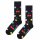 Happy Socks Unisex Socks, 3-Pack - Classic, Pattern, Cotton Blend, Mixed Colors Banana 41-46 (UK 7,5-11,5)