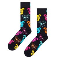 Happy Socks Unisex Socken, 3er Pack - Classic, Muster, Baumwollmischung, gemischte Farben Dog 36-40