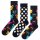 Happy Socks Unisex Socken, 3er Pack - Classic, Muster, Baumwollmischung, gemischte Farben Dog 36-40