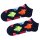 Happy Socks Unisex Sneaker-Socken, 3er Pack - Low Socks, Muster, Farbmix Navy 36-40