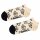 Happy Socks Unisex Sneaker-Socken, 3er Pack - Low Socks, Muster, Farbmix Pets 41-46