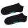 Happy Socks Unisex Sneaker-Socken, 3er Pack - Solid Socks Low, Baumwollmischung, einfarbig Schwarz 36-40