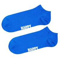 Happy Socks Unisex Sneaker-Socken, 3er Pack - Solid Socks Low, Baumwollmischung, einfarbig Grau/Blau/Grün 36-40