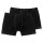 SCHIESSER Mens Shorts 2-pack - Pants, Boxer, Essentials, Cotton Stretch Black L (Large)