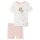 SCHIESSER girls pyjama set - short, cotton, motif Light Pink/White 140