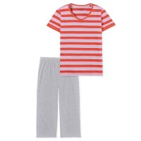 SCHIESSER womens pyjama set - nightwear, 3/4 short sleeves, pyjamas, pattern, cotton
