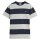 GANT mens striped T-shirt - BAR STRIPE T-SHIRT, round neck, short sleeves, cotton