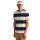 GANT Herren T-Shirt gestreift - BAR STRIPE T-SHIRT, Rundhals, Kurzarm, Baumwolle Weiß M