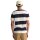 GANT Herren T-Shirt gestreift - BAR STRIPE T-SHIRT, Rundhals, Kurzarm, Baumwolle Weiß M