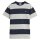 GANT Herren T-Shirt gestreift - BAR STRIPE T-SHIRT, Rundhals, Kurzarm, Baumwolle Grau M