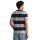 GANT mens striped T-shirt - BAR STRIPE T-SHIRT, round neck, short sleeves, cotton Grey M (Medium)