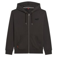 Superdry Mens Sweat Jacket - Essential Logo Zip Hoodie, hood, solid color