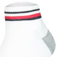 TOMMY HILFIGER childrens quarter socks, 6-pack - ICONIC SPORTS, terry sole White 31-34 (12-2 UK)