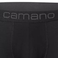 Camano Herren Boxershorts, 6er Pack - Comfort BCI Cotton, Unterhosen, Stretch Baumwolle Schwarz M