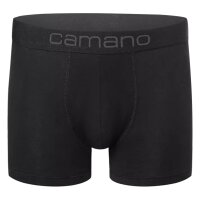 Camano Herren Boxershorts, 6er Pack - Comfort BCI Cotton, Unterhosen, Stretch Baumwolle Schwarz 2XL