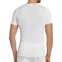 SCHIESSER Herren 1/2 Arm T-Shirt - Unterhemd, Jacke, Original Doppelripp, Wei&szlig; M