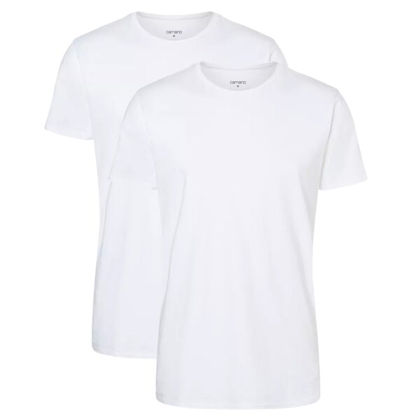Camano Mens T-Shirt, 2-Pack - Comfort BCI Cotton, Round Neck, Cotton