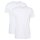 Camano Mens T-Shirt, 2-Pack - Comfort BCI Cotton, Round Neck, Cotton White 2XL (XX-Large)