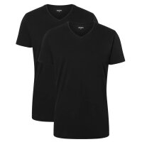 Camano Mens T-Shirt, 2-Pack - Comfort BCI Cotton, V-Neck,...