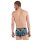 HOM Herren Trunks - Chico, Boxershort, Mikrofaser, gemustert Blau/Schwarz M