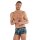 HOM Mens trunks - Chico, boxer shorts, microfibre, patterned Blue/Black M (Medium)