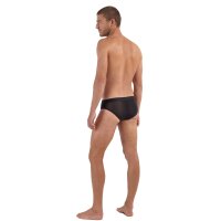 HOM mens briefs - H-Fresh, Comfort Mini Briefs, microfibre, single-coloured Black M (Medium)