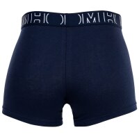 HOM mens boxer briefs 2-pack - Davide #2, boxer shorts, cotton blend Dark blue S (Small)
